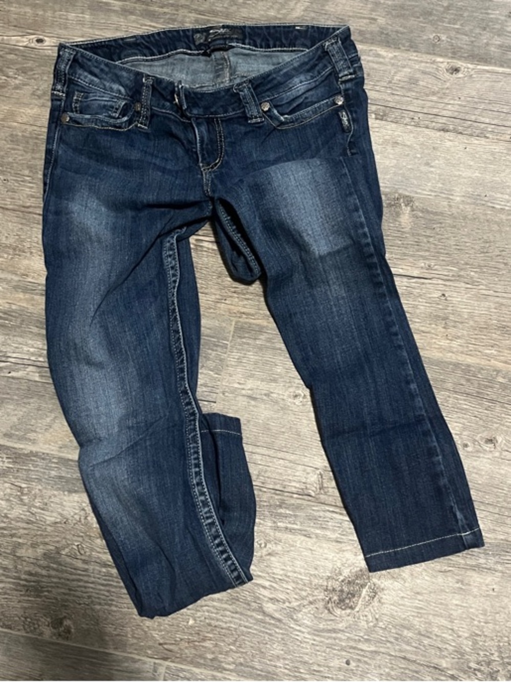 Silver Jeans Dark Blue Boot Cut Jeans